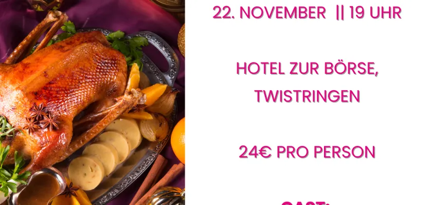 Traditionelles Entenessen